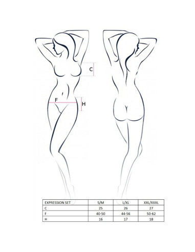 PASSION - WOMAN EXPRESSION SET SIZE S-M FETISH