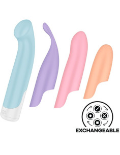 SATISFYER - ŽAISMINGAS KETURI VIBRUOJANČIŲJŲ RINKINYS 4 IN 1 POWER BULLET