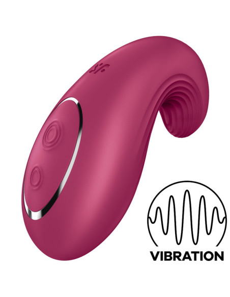 SATISFYER – „DIPPING DELIGHT“ MĖLYNAS UŽDĖJAMAS VIBRATORIUS