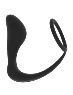 OHMAMA - SILICONE ANAL PLUG WITH RING 10.5 CM 2