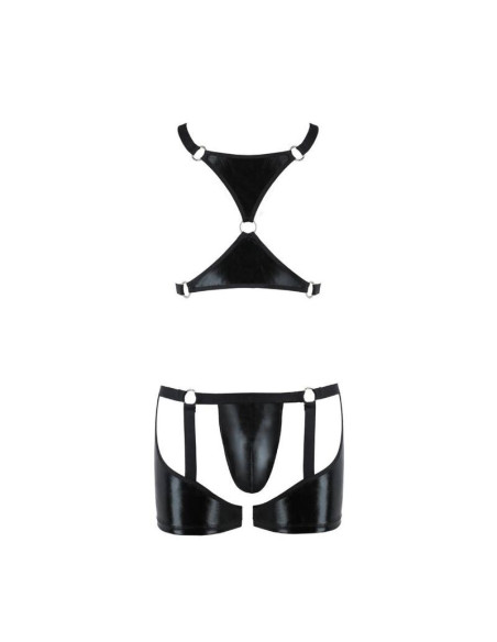PASSION - 047 SET ARON BLACK L-XL