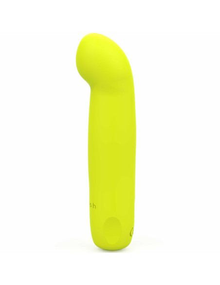 B SWISH - BCUTE CURVE INFINITE CLASSIC RIBOTO LEIDIMO ĮKRAUNAMAS SILIKONINIS VIBRATORIUS GELTONAS