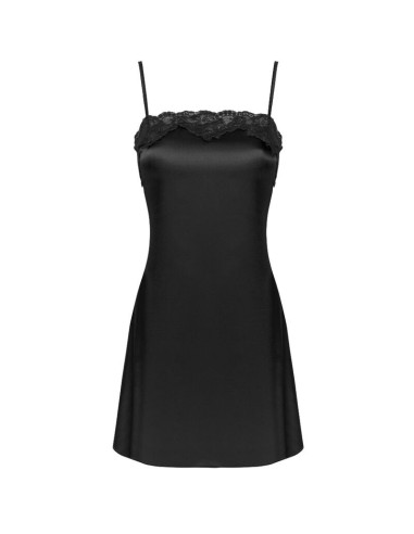 LIVCO CORSETTI FASHION - JACQUELINE LC 90249 CHALATAS MARŠKINĖLIAI KELNINĖS JUODOMIS S-M DYDŽIO