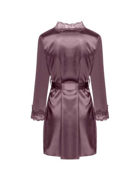 LIVCO CORSETTI FASHION - JACQUELINE LC 90249 DRESSING GOWN SHIRT PANTY VIOLET S-M