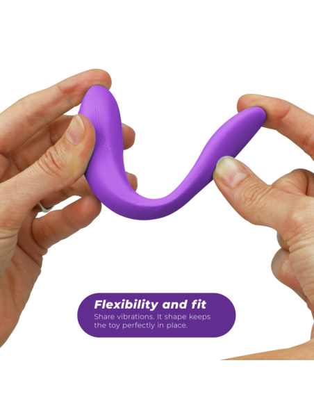 WE-VIBE - SYNC GO DVIGUBAS STIMULIATORIUS VIOLETINIS