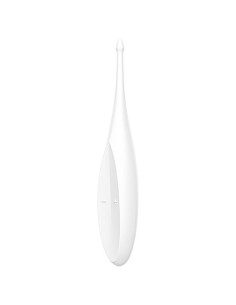 SATISFYER – besisukantis, linksmas vibratorius su baltu antgaliu