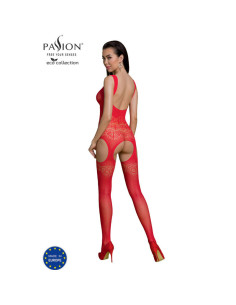 PASSION - ECO COLLECTION BODYSTOCKING ECO BS005 RED 2