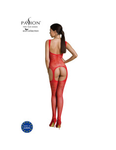 PASSION - ECO COLLECTION BODYSTOCKING ECO BS008 RED 2