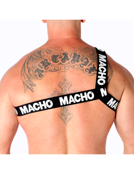 MACHO - ROMAN HARNESS WHITE S-M