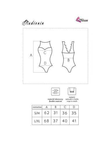 LIVCO CORSETTI FASHION - MUDIENIN LC 90654 KŪNAS JUODAS