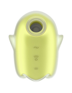 SATISFYER - GLOWING GHOST AIR PULSE and VIBRATOR YELLOW