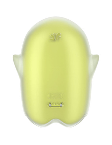 SATISFYER - GLOWING GHOST AIR PULSE and VIBRATOR YELLOW