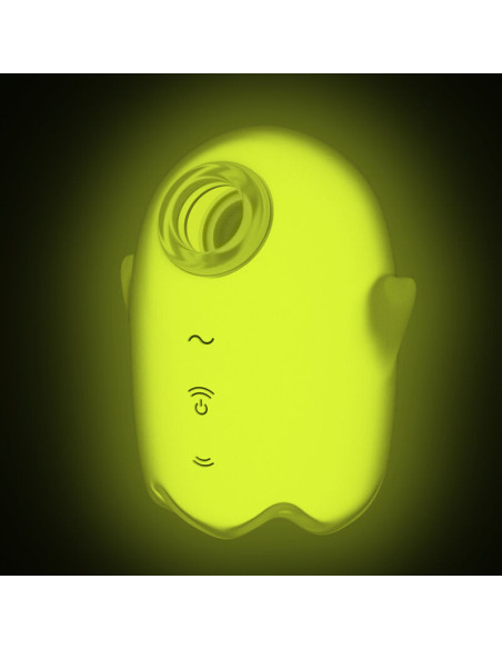 SATISFYER - GLOWING GHOST AIR PULSE and VIBRATOR YELLOW