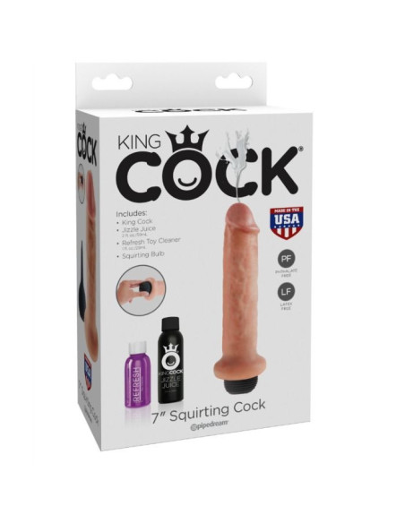 KING COCK LYGIO DILDO - 17,8 CM IŠSKYRIMO