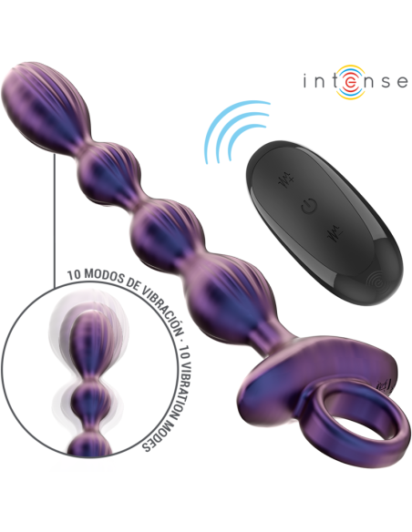 INTENSE - JACKIE VIBRUOJAMAS ANALINIS KAIŠTIS, 1 MODELIS, NUOTOLINIO VALDYMO PULTAS