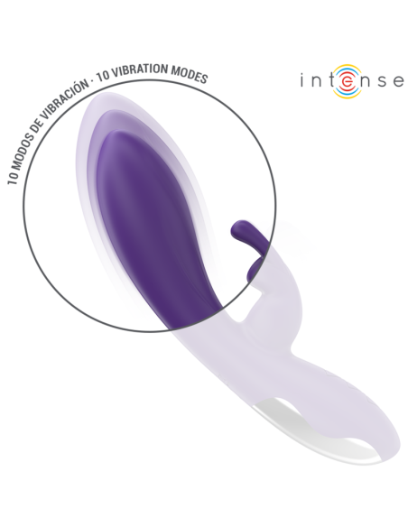 INTENSE - RANDALL RABBIT VIBRATORIUS 10 VIBRAVIMŲ VIOLETINIS