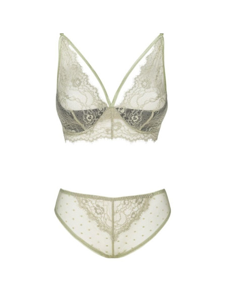 LIVCO CORSETTI FASHION – PINE LC 90667 BRA PANTY KHAKI