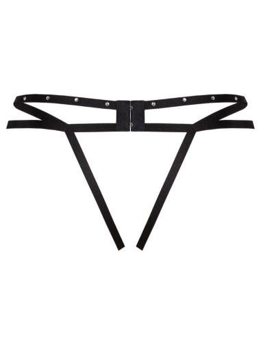 LIVCO CORSETTI FASHION - NOMADE THONG CROTCHLESS BLACK
