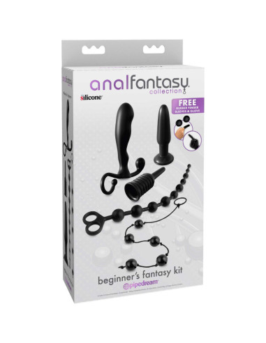 ANAL FANTASY ELITE COLLECTION - BEGINNER FANTASY ANAL KIT BLACK
