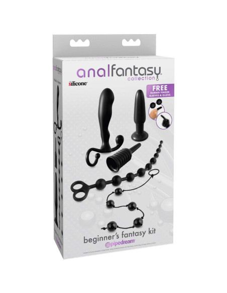 ANAL FANTASY ELITE COLLECTION - BEGINNER FANTASY ANAL KIT BLACK