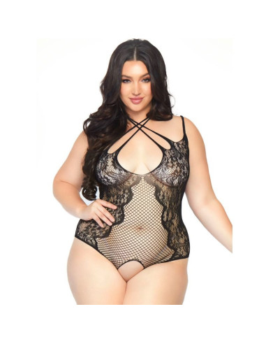 LEG AVENUE - CROTHLESS TEDDY 1X-2X