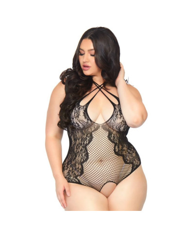 LEG AVENUE - CROTHLESS TEDDY 1X-2X