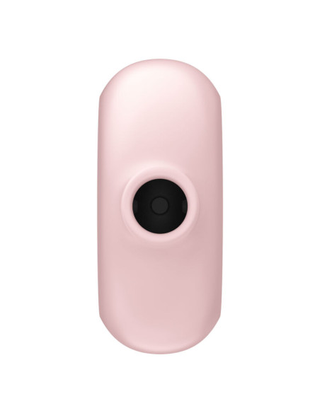 SATISFYER  - PRO TO GO 3 DVIGUBAS ORO IMPULSŲ STIMULIATORIAUS IR VIBRATORIAUS RŪŽA