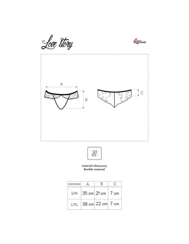 LIVCO CORSETTI FASHION - LOVE STORY LC 90679 KELNAITĖS BE TAKUKO, JUODOS