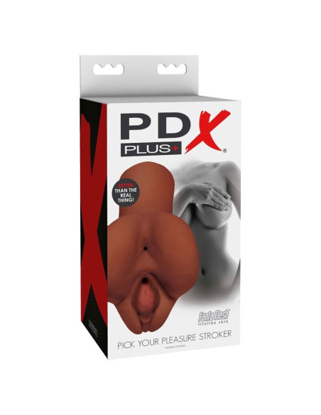 PDX PLUS – PASIRINKITE SAVO MALONUMĄ DVIGUBAI RUDĄ MASTURBATORIŲ