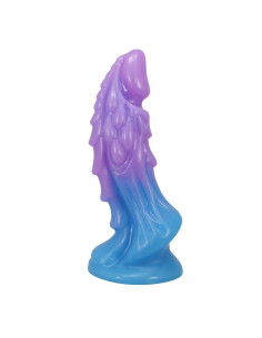 POWER MONSTERS - ATLANTEANS REALISTIC DILDO WITH SUCTION CUP 19 CM Ø 5 CM BLUE and PURPLE