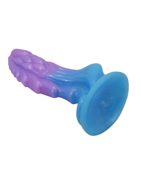 POWER MONSTERS - ATLANTEANS REALISTIC DILDO WITH SUCTION CUP 19 CM Ø 5 CM BLUE and PURPLE