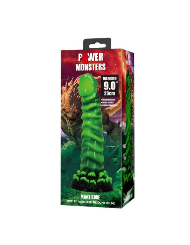 POWER MONSTERS - MANTICORE FANTASY SILICONE DILDO 23 CM Ø 5 CM