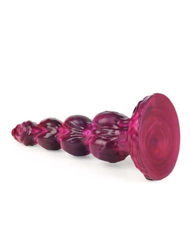 POWER MONSTERS - PRIMAL BEASTLORD PINK TRANSLUCENT FANTASY SILICONE DILDO 26 CM Ø 5 CM