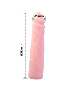 BAILE - REALISTIC SKIN TOUCH SILICONE DILDO 23 CM 2