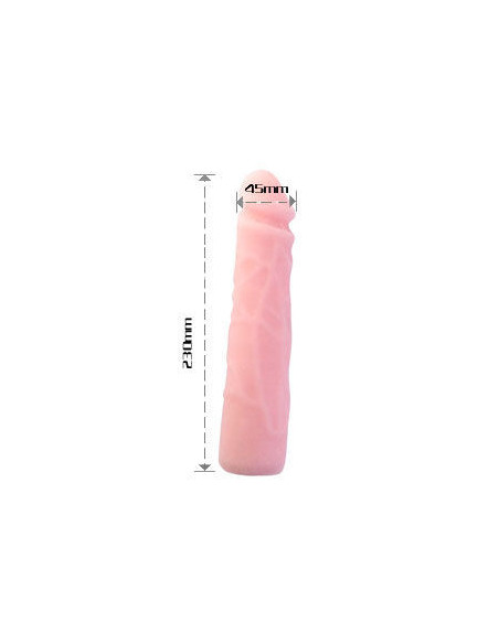 BAILE - REALISTIŠKAS ODOS LYTĖJIMO SILIKONINIS DILDO 23 CM