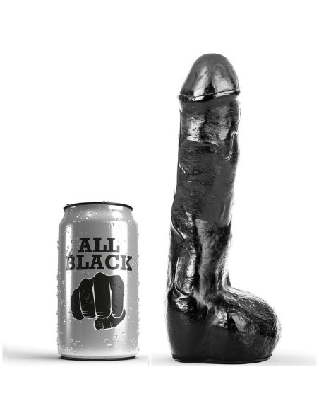 ALL BLACK - REALISTIŠKAS ANALINIS VARPAS 20 CM