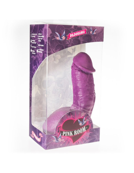 PINK ROOM - ELIAN REALISTIC DILDO PURPLE 17.5 CM