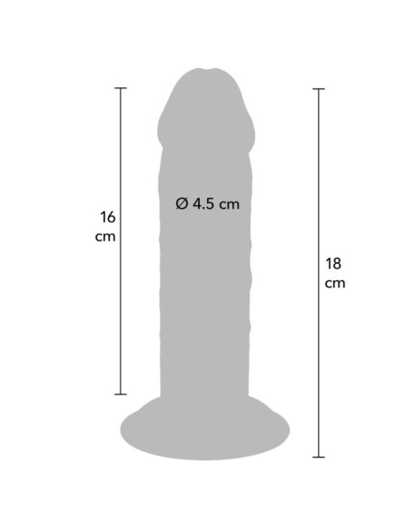 GET REAL - DELUXE STORAS DVIGUBOS TANKIO TPE DONG 18 CM