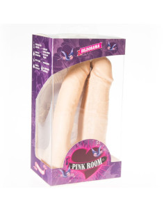 PINK ROOM - ARTHUS REALISTIC DOUBLE DILDO FLESH 17CM-15.5CM 2