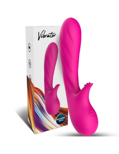 ARMONY - ROMANCE VIBRATOR WITH STIMULATOR FUCHSIA