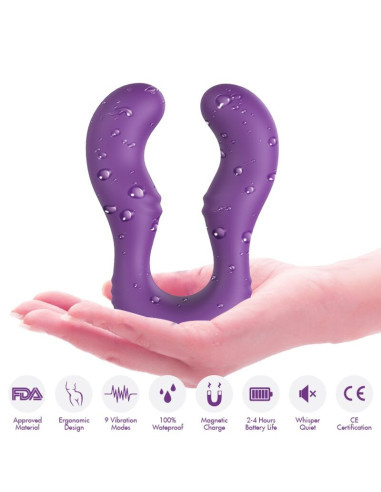 ARMONY - SERAPH VIBRATOR DOUBLE REMOTE CONTROL PURPLE