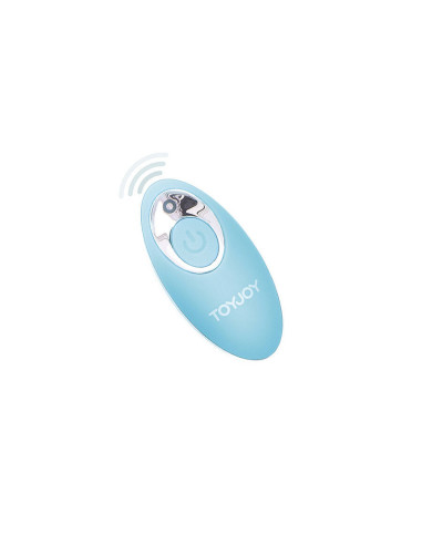 TOYJOY - LAIMĖ, TAIGI IŠPARDAVIMAS, NUOTOLINIO VALDYMO VIBRATORIUS, MĖLYNAS