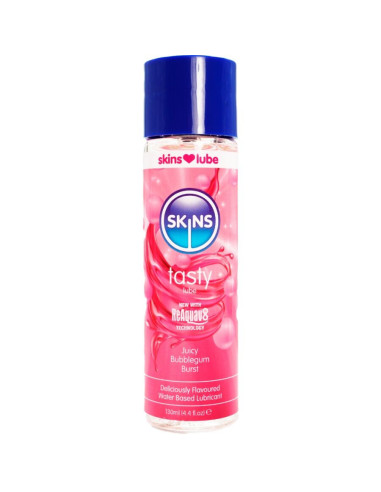 SKINS - TASTY WATER-BASED LUBRICANT BUBBLEGUM 130 ML
