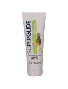 HOT - SUPERGLIDE VALGOMASIS TEPAVIMASIS SKYSTIS ANANASŲ SKONIO 75 ML