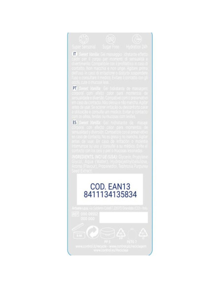 CONTROL - 2 EN 1 MASAŽAS IR MALONUMAS MADAGASKARO SALDUMAS 200 ML