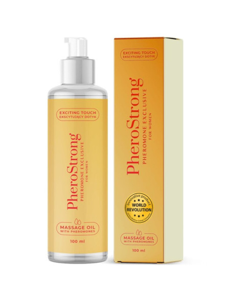 PHEROSTRONG – MASAŽINIS ALIEJUS, IŠSKIRTINAI MOTERIMS, 100 ML