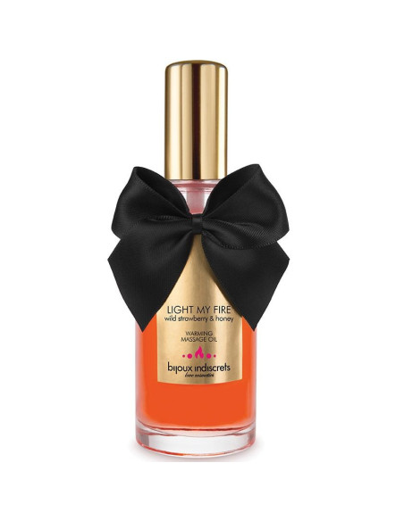 BIJOUX - MASSAGE OIL HEAT EFFECT STRAWBERRY AROMA
