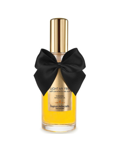 BIJOUX - MASSAGE OIL HEAT EFFECT CARAMEL AROMA