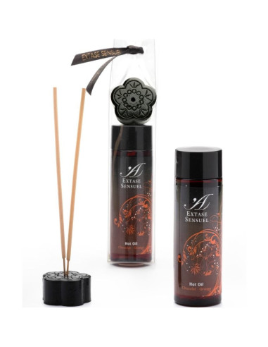 EXTASE SENSUAL - stimuliuojantis šokolado ir apelsinų aliejus 100 ml