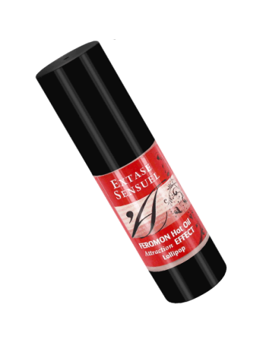 EXTASE SENSUAL - ŠILDANČIO EFEKTO MASAŽINIS ALIEJUS SU FEROMONAIS (LOLLIPOP) 30 ML